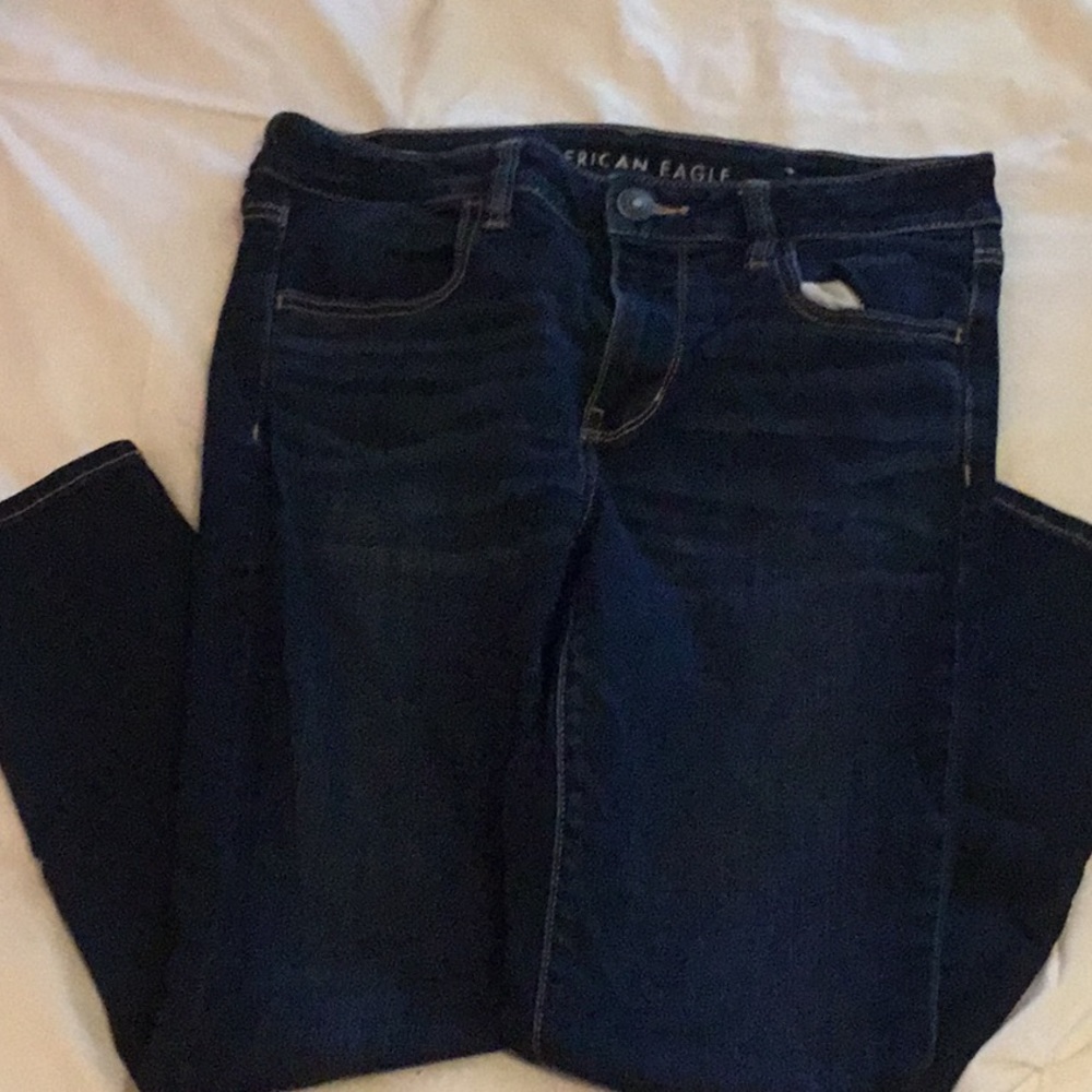 blue stretchable jeans